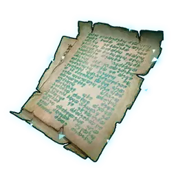 Ancient Pal Manuscript item icon in Palworld